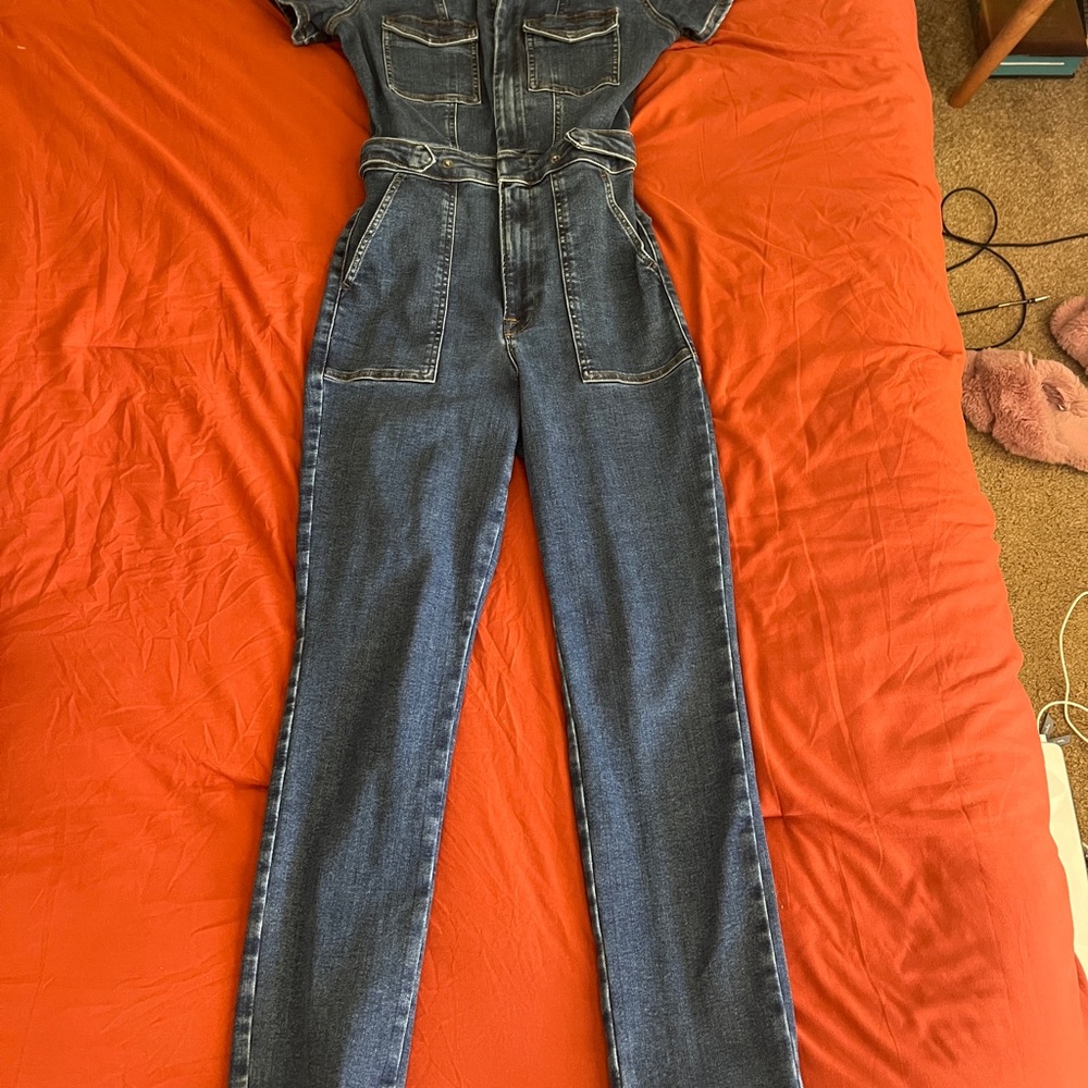 Good American Denim Jumpsuit